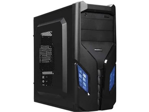 Raidmax Blue LED GPU 370mm ATX Mini Chassis - Black